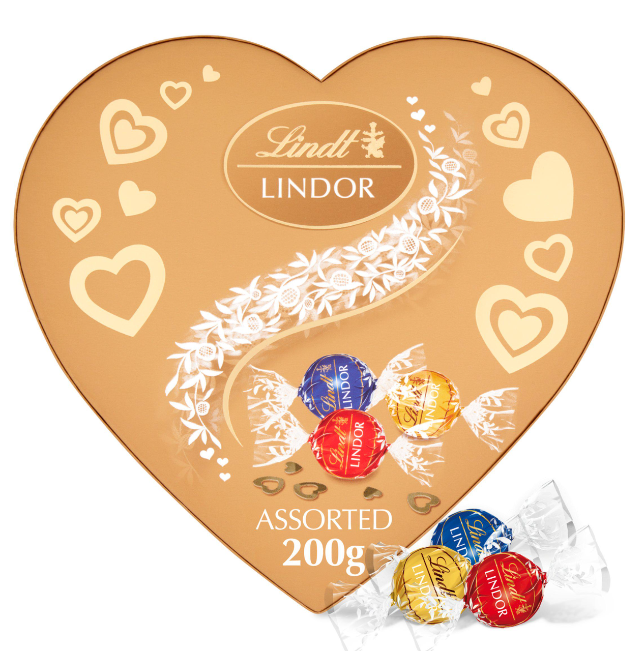 Подарункова коробка шоколаду Lindt Lindor Heart Assorted Chocolate 200 г (2502493680) Подарункова коробка шоколаду Lindt Lindor Heart Assorted Chocolate 200 г (2502493680)