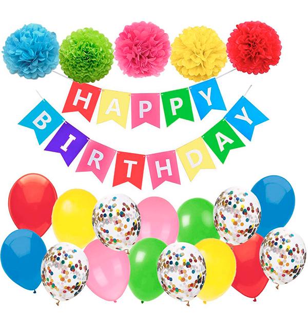 Воздушные шары Happy Birthday 21 шт. (514344)