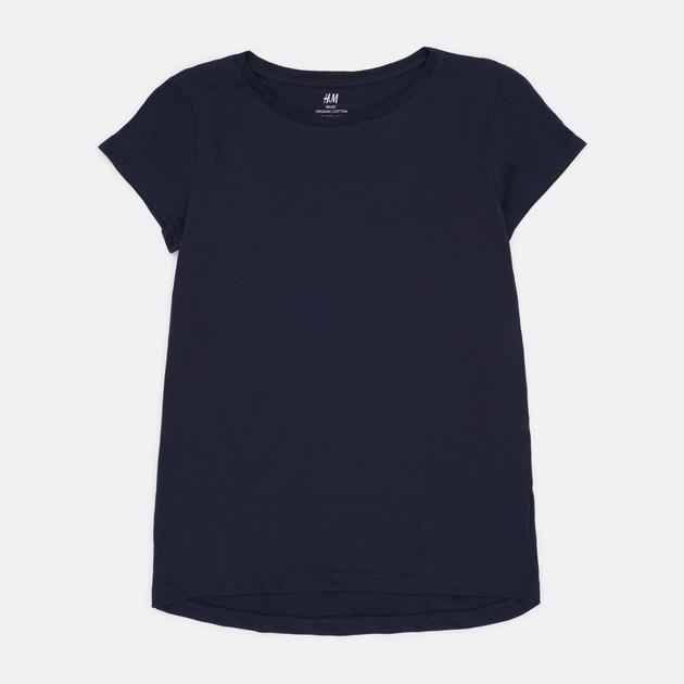 Футболка H&M 98-104 см Темно-синий (1160446)