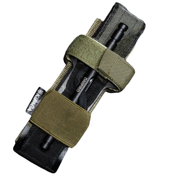 Підсумок для турнікета відкритий Kirasa Cordura Olive (KI261) Підсумок для турнікета відкритий Kirasa Cordura Olive (KI261)