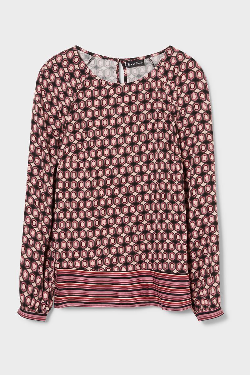 Блуза C&A Візерунок р. 36 Сіро-бежевий (2106666)