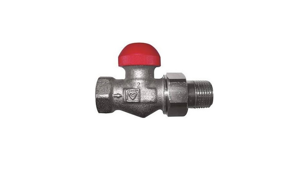 Термостатичний клапан радіаторний під термоголовку TS-90-V прохідний, DN15 HERZ (1772367)