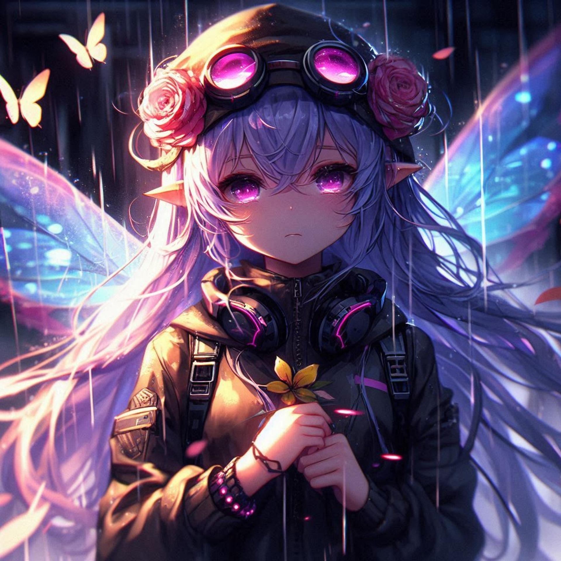 Пазл дерев'яний класичний Дівчина фея ельф ver 2 А5 картонна коробка 35 ел. (Dem37-KART-А5-Class)