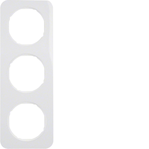 Рамка Berker R.1 тримісна Полярна білизна (10132189)