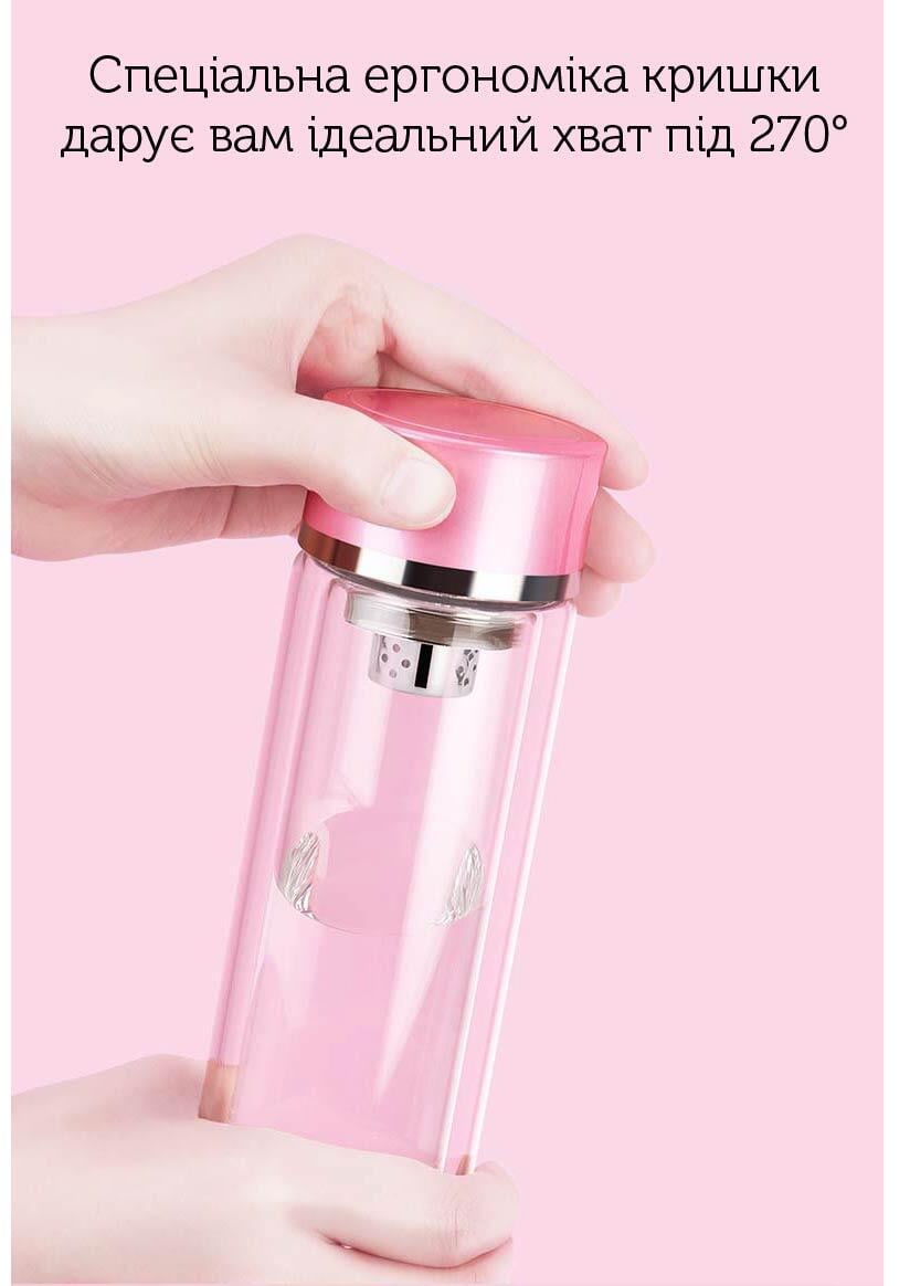 Інфьюзер Леді 220 мл Кораловий - фото 3 Інфьюзер Леді 220 мл Кораловий - фото 3