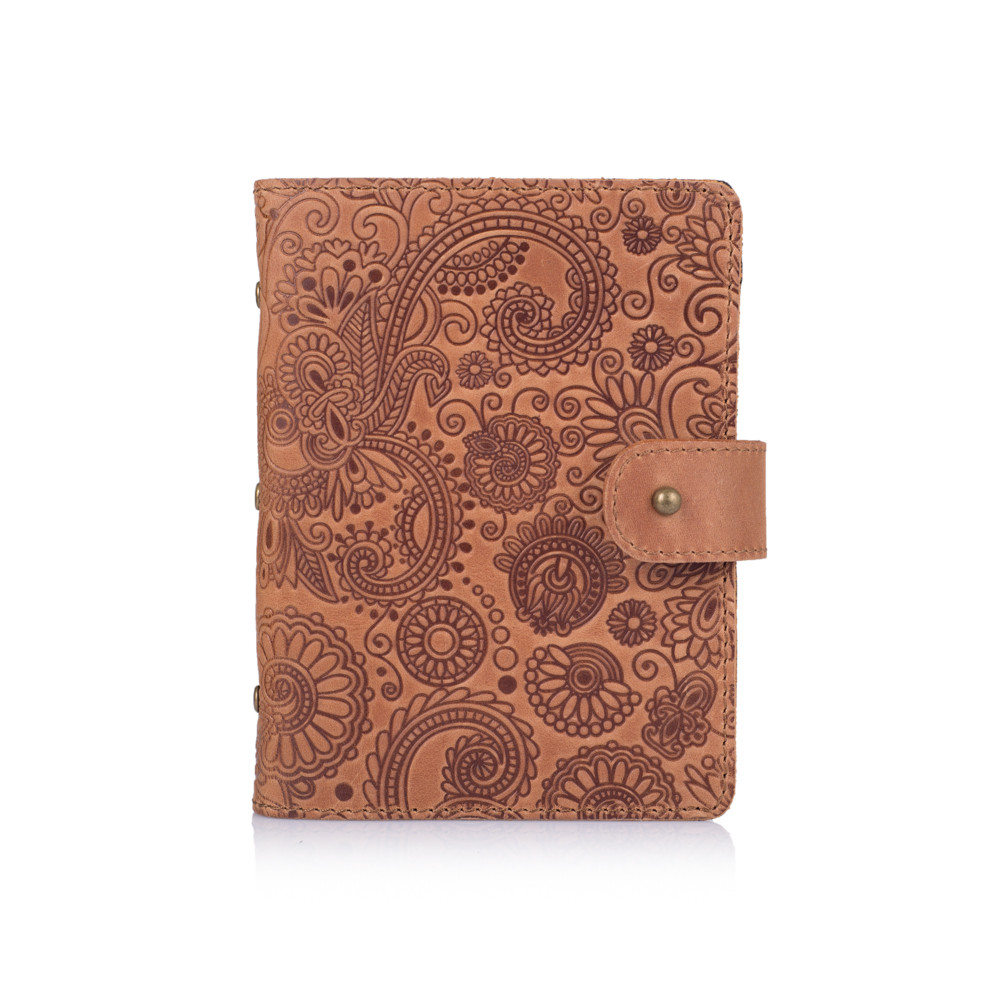 Картхолдер коллекция Mehendi Art на кобурном винте Рыжий (CH-06-S17-1340-T005)