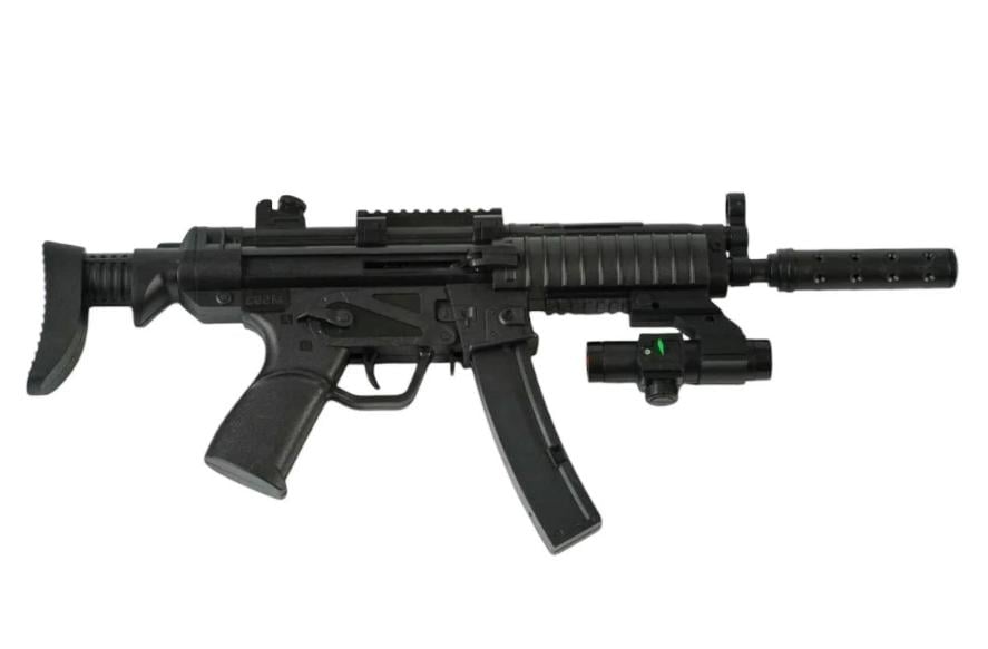 Автомат іграшковий із лазерним прицілом/знімним магазином Чорний (140369)