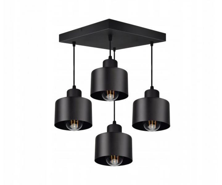 Підвісний світильник Asto 4 Square Black (PL-0002949 M/BLACK) - фото 1 Підвісний світильник Asto 4 Square Black (PL-0002949 M/BLACK) - фото 1