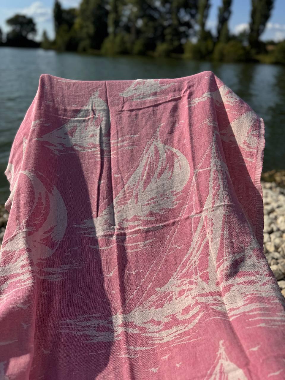 Покрывало гипоаллергенное хлопковое 100х180 см Розовый (П4К-AL-peshtamel-002-02) - фото 4 Покрывало гипоаллергенное хлопковое 100х180 см Розовый (П4К-AL-peshtamel-002-02) - фото 4