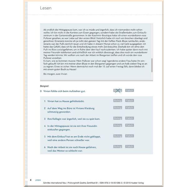 Підручник Schritte international Neu 5+6 Prüfungsheft Zertifikat mit Audios Online - фото 3 Підручник Schritte international Neu 5+6 Prüfungsheft Zertifikat mit Audios Online - фото 3