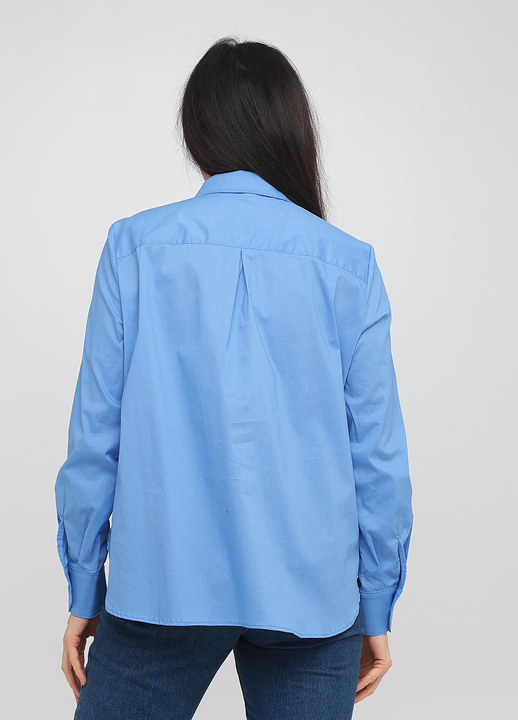 Рубашка женская Equilibri shirt basic L Синий - фото 2