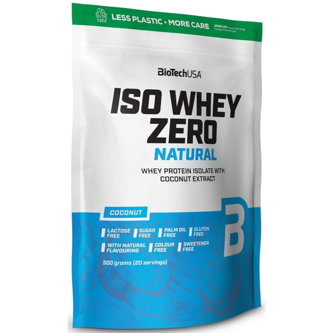 Протеин BioTech Iso Whey Zero Natural 500 г Кокос