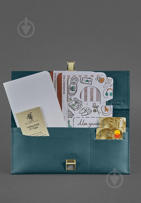 Тревел-кейс BlankNote 2.0 Бирюзовый (BN-TK-2-malachite) - фото 3