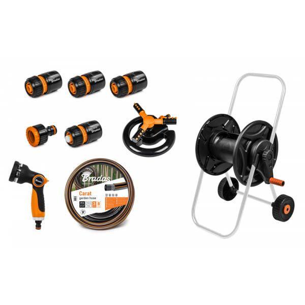 Тележка для шланга Bradas Line 1/2" 20 м Black (ECO-AG26020SET2) Тележка для шланга Bradas Line 1/2" 20 м Black (ECO-AG26020SET2)