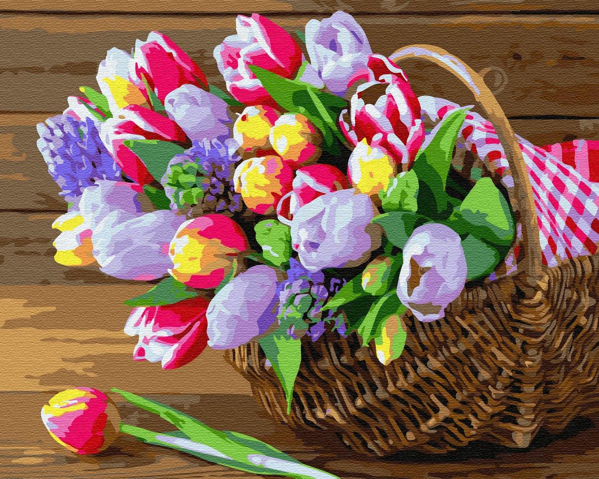 Картина за номерами Brushme GX34812 Весна у кошику 40x50 см (1312076948) Картина за номерами Brushme GX34812 Весна у кошику 40x50 см (1312076948)