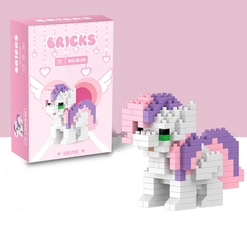 Конструктор фигурка Kids Bricks пиксели Пони 198 деталей (M09) Конструктор фигурка Kids Bricks пиксели Пони 198 деталей (M09)