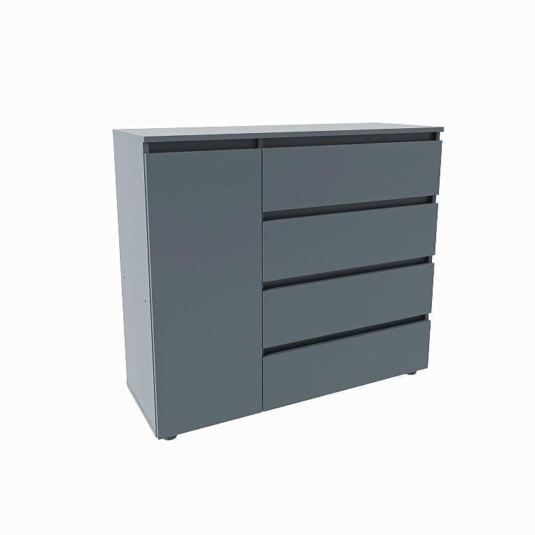 Комод Еверест КЛ-3 Лайт 105х38х93 см Графитовый (DTM-4898)