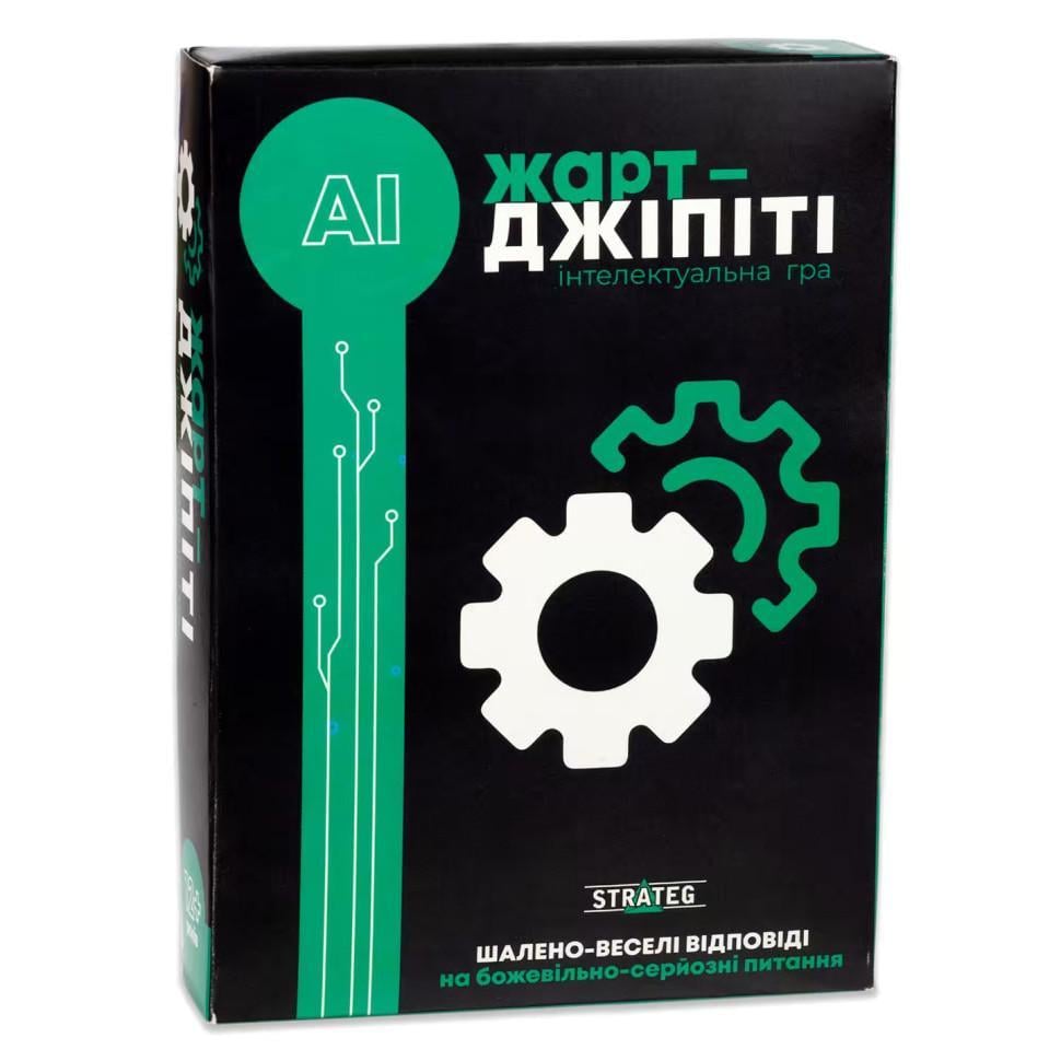 Настільна гра Strateg в карти Жарт-Джіпіті 30494 (RLT41469)