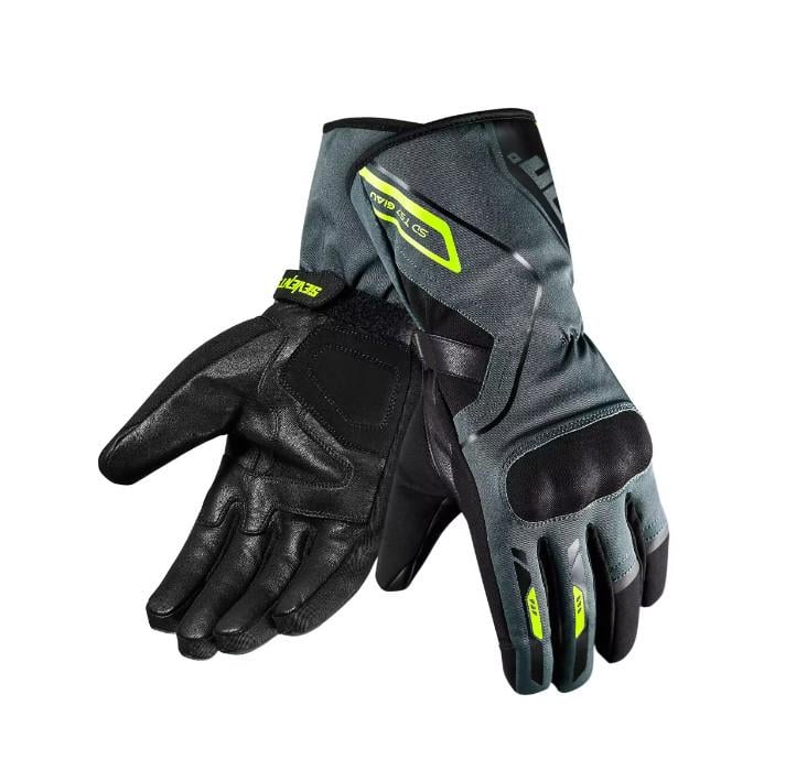 Мотоперчатки теплые Seventy T57 GIAU L Black/Grey/Yellow (50090)