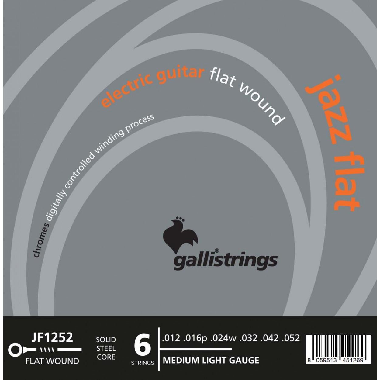 Струны для электрогитары Gallistrings JF1252 MEDIUM LIGHT (58954)