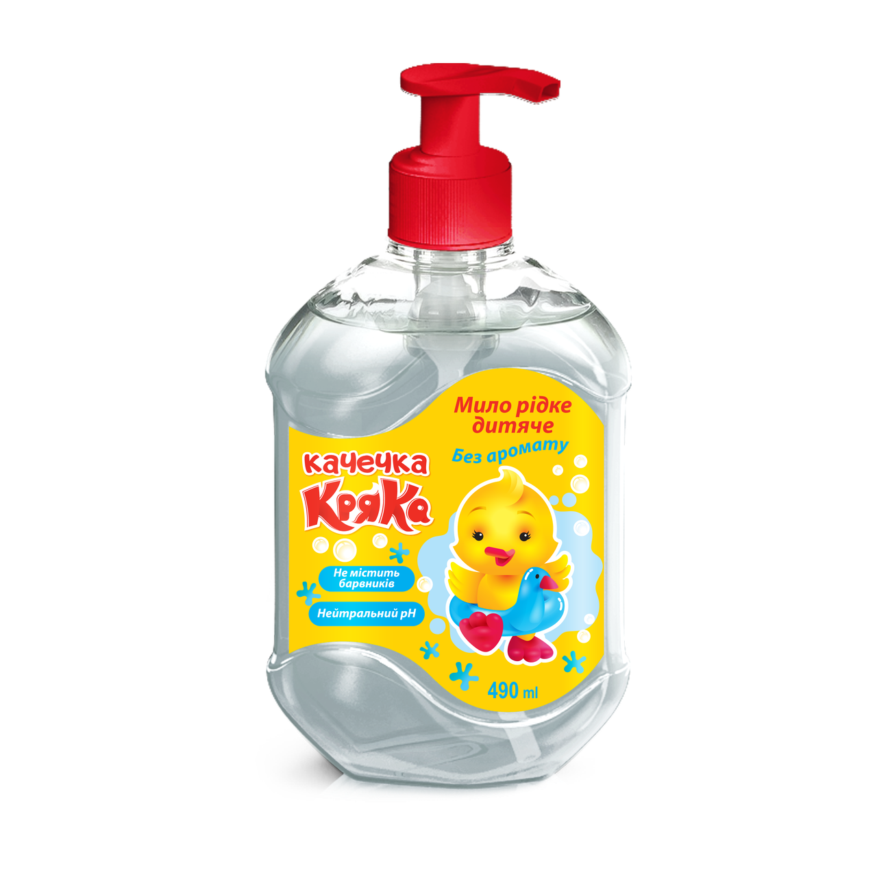 Мыло жидкое Леда детское Уточка Кряка без аромата 490 мл