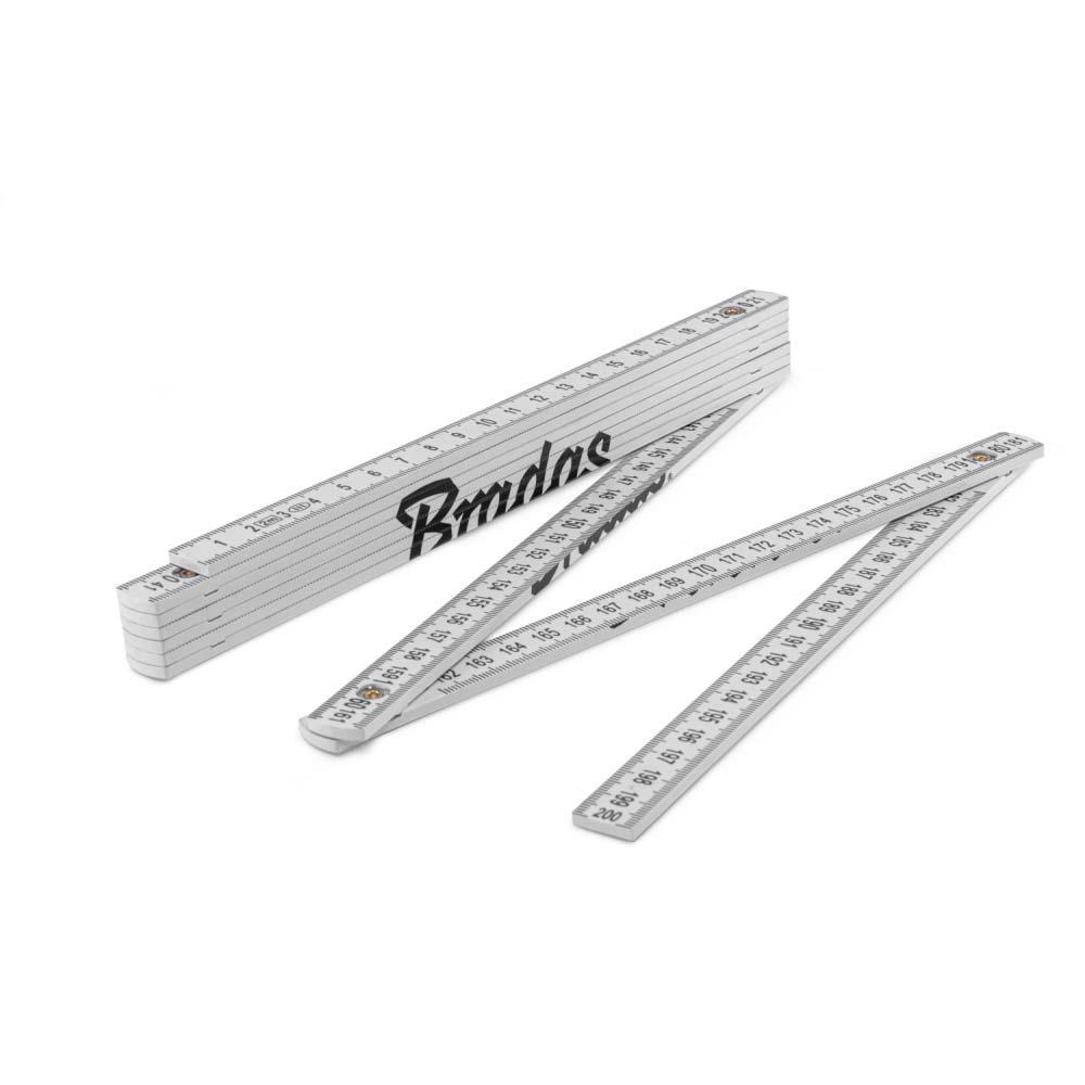 Линейка раскладная ABS 2 м пружина Белый DIY-MFP21WH/S