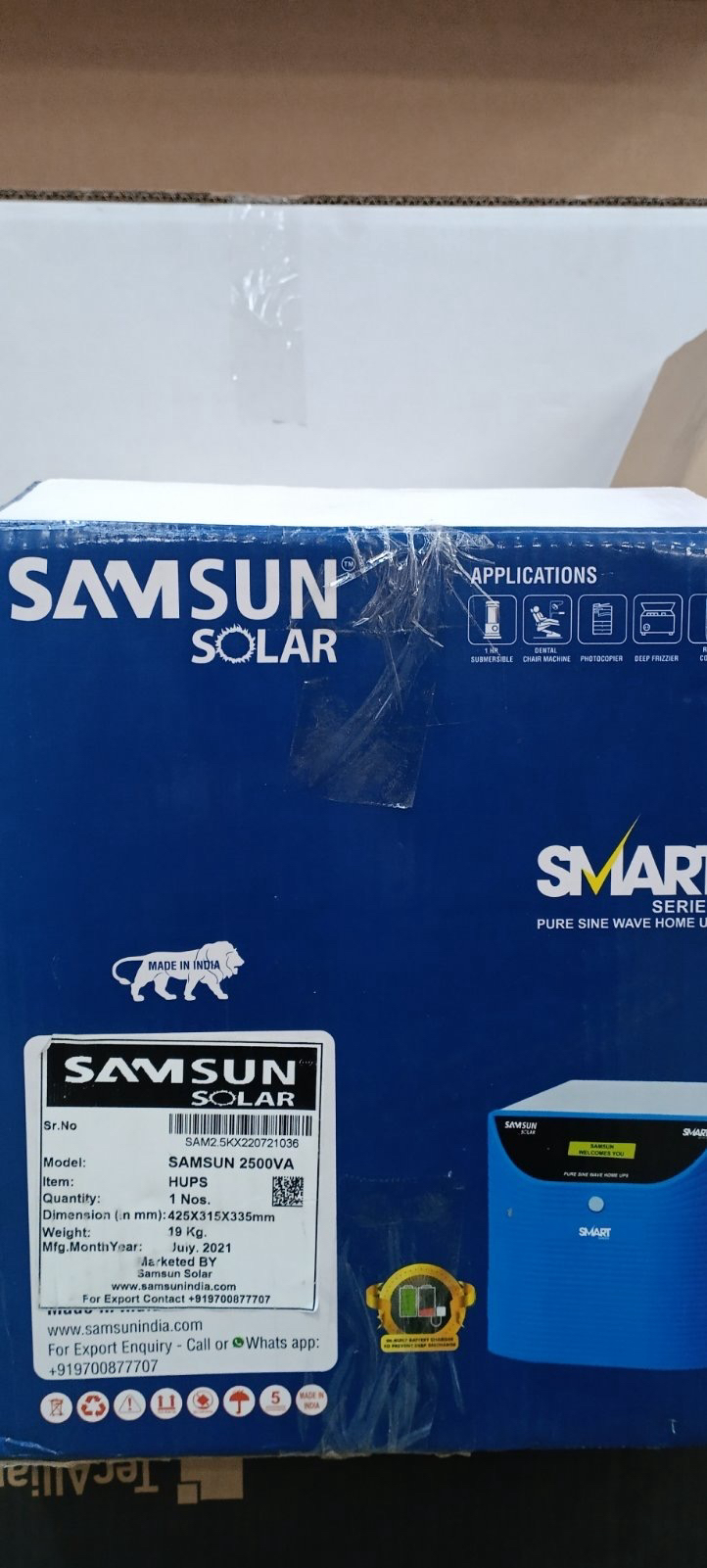 Інвертор SAMSUN Solor SMART Series 2500 Вт - фото 2