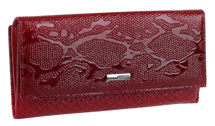 Кошелек женский Karya 17149 кожа Красный