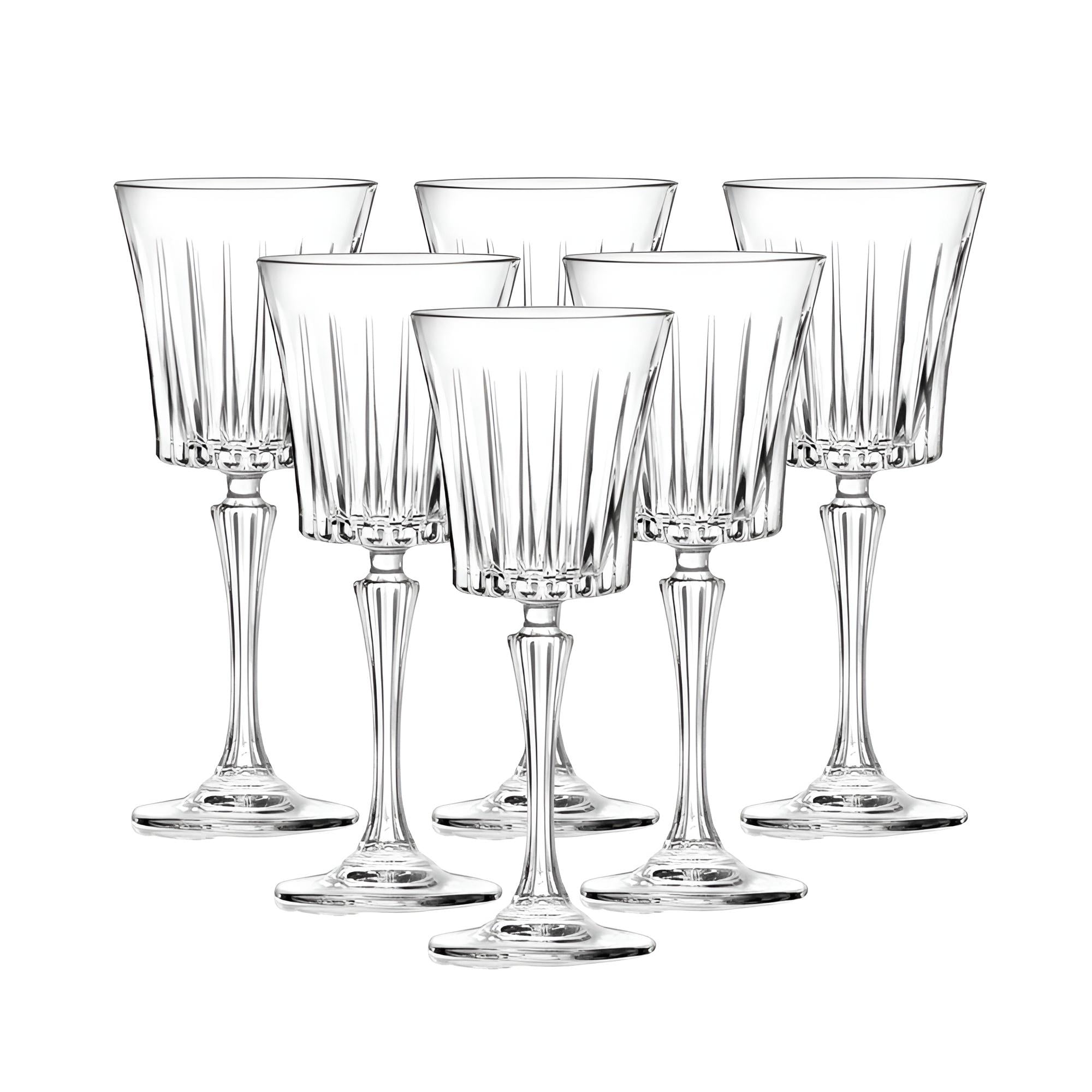 Набор бокалов для вина на высокой ножке из толстого стекла 6 шт. 150 мл (HP4164)