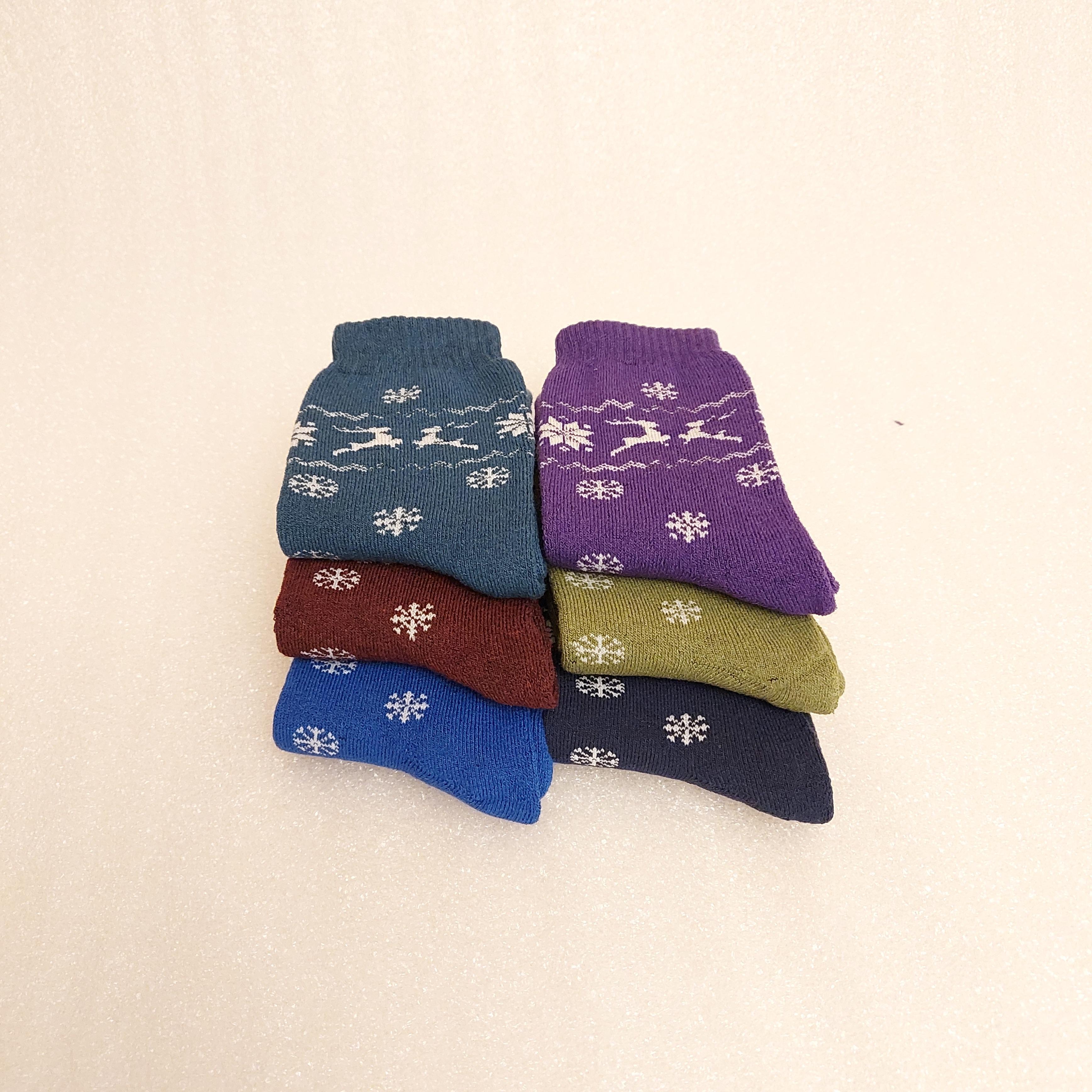 Набір шкарпетки жіночі зимові махрові Житомир Олень 6 пар р. 37 Різнокольорові (0537) - фото 3 Набір шкарпетки жіночі зимові махрові Житомир Олень 6 пар р. 37 Різнокольорові (0537) - фото 3