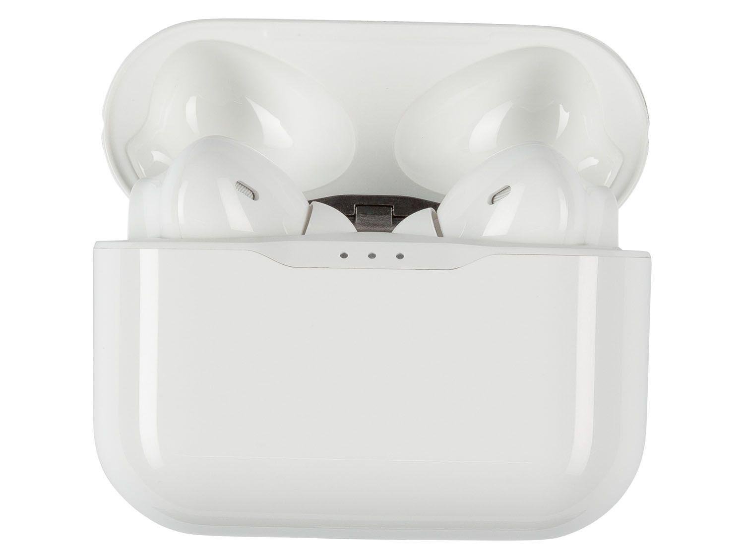 Наушники Bluetooth Silver Crest IN EAR ANC True Wireless с зарядным футляром Белый