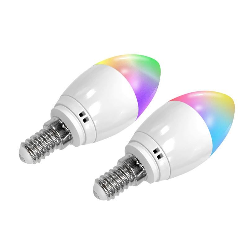 Розумна WiFi LED лампочка USmart Bulb-02w світлодіодна RGB лампа E14 цоколь з підтримкою Tuya для Android/iOS - фото 3