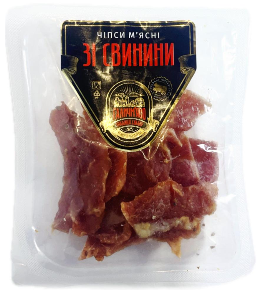М'ясні чіпси Галичм'ясо зі свинини 50 г (29388797)