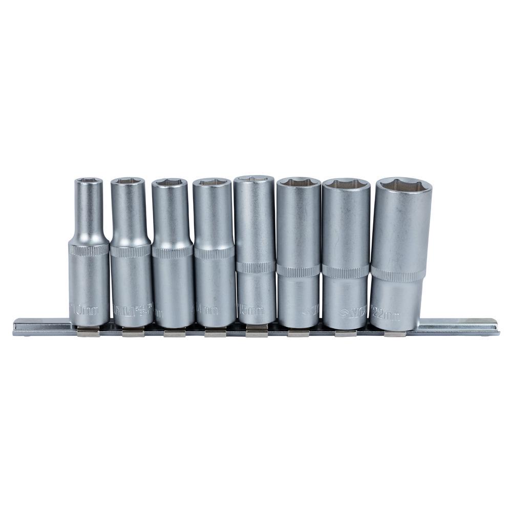 Набор насадок Sigma CrV шестигранных удлиненных 1/2" на планке 8 шт. (6003691) - фото 1 Набор насадок Sigma CrV шестигранных удлиненных 1/2" на планке 8 шт. (6003691) - фото 1