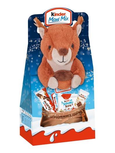 Новогодний набор сладостей Kinder Maxi Mix Белка 133 г