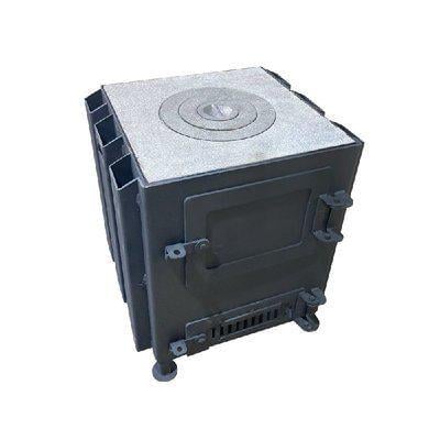 Печь-буржуйка KUBE сталь 80 м2 550x496x526 мм (SW-80277)