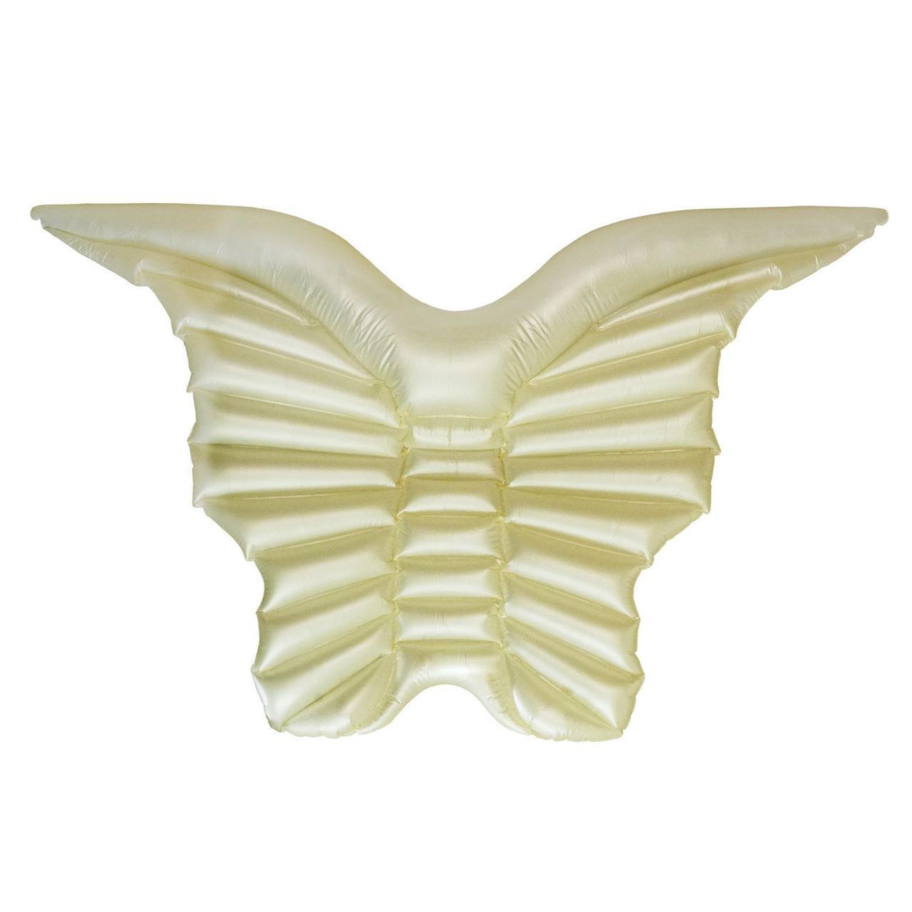 Матрас надувная пляжная Бабочка 250х180 см Бежевый (6039) Матрас надувная пляжная Бабочка 250х180 см Бежевый (6039)