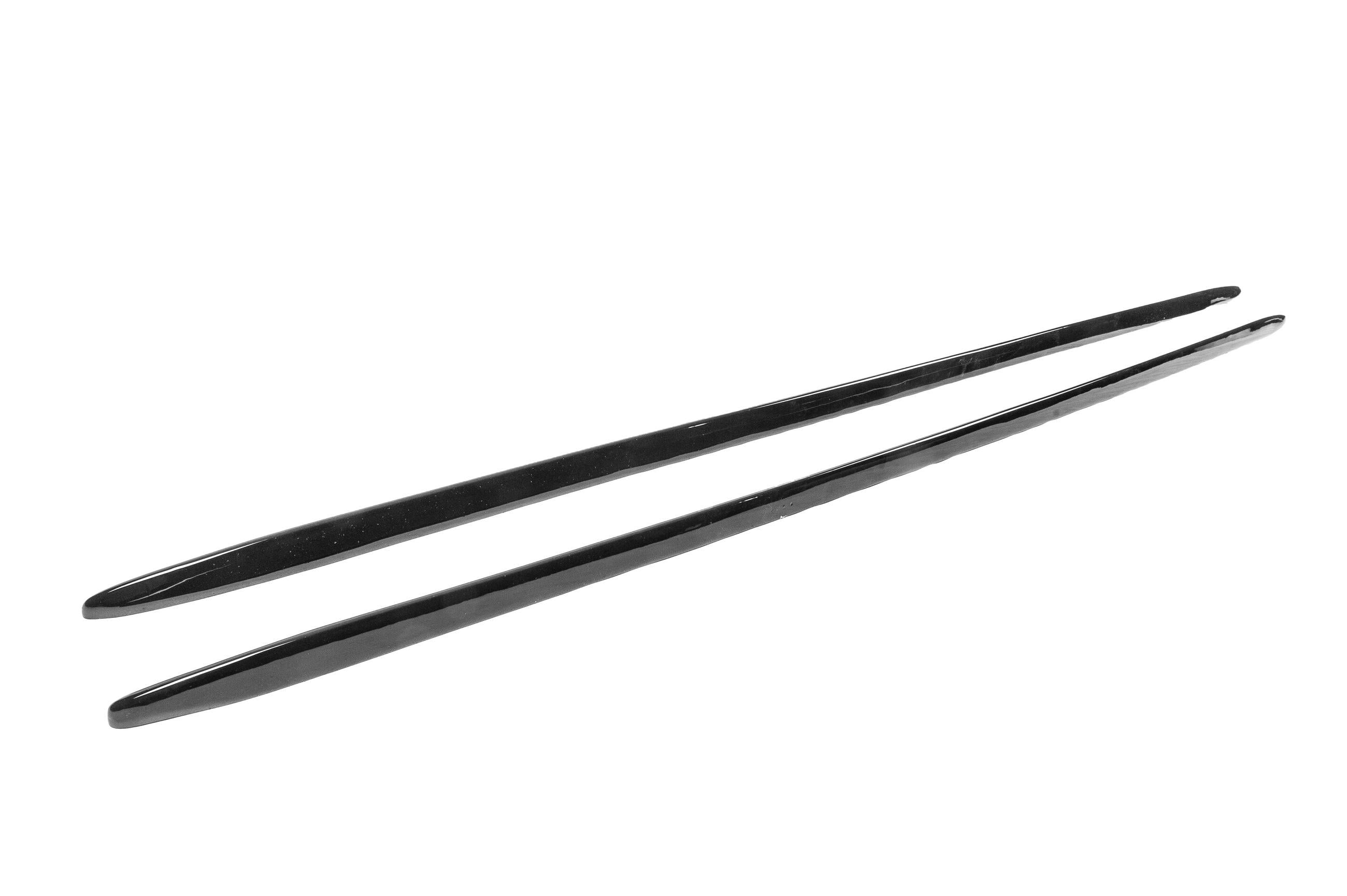 Боковые пороги DPT для Audi A4 B9 2015-2024 гг. abs-пластик под покраску (130667)