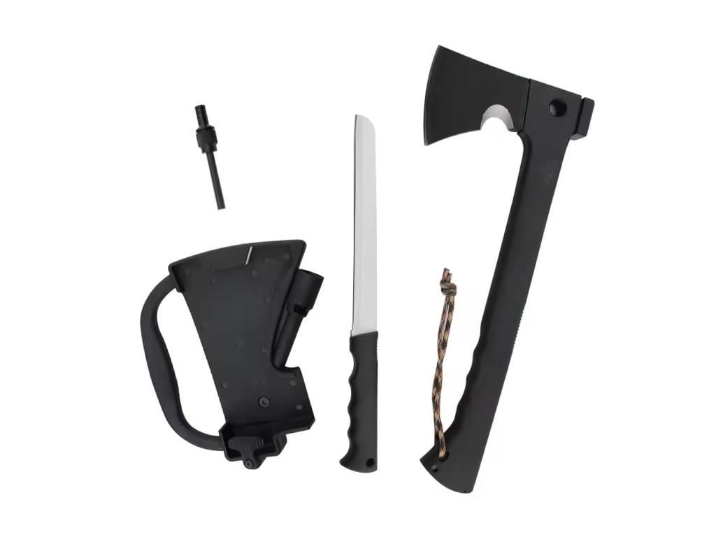 Сокира туристична з чохлом та сабельним ножем 3в1 (29654855)