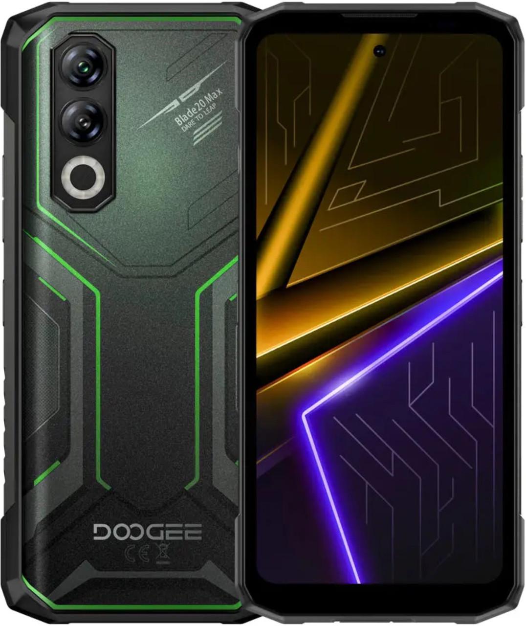 Смартфон Doogee Blade 20 Max 12/1024 Гб Night Vision Global Version Black Green (2793484151)