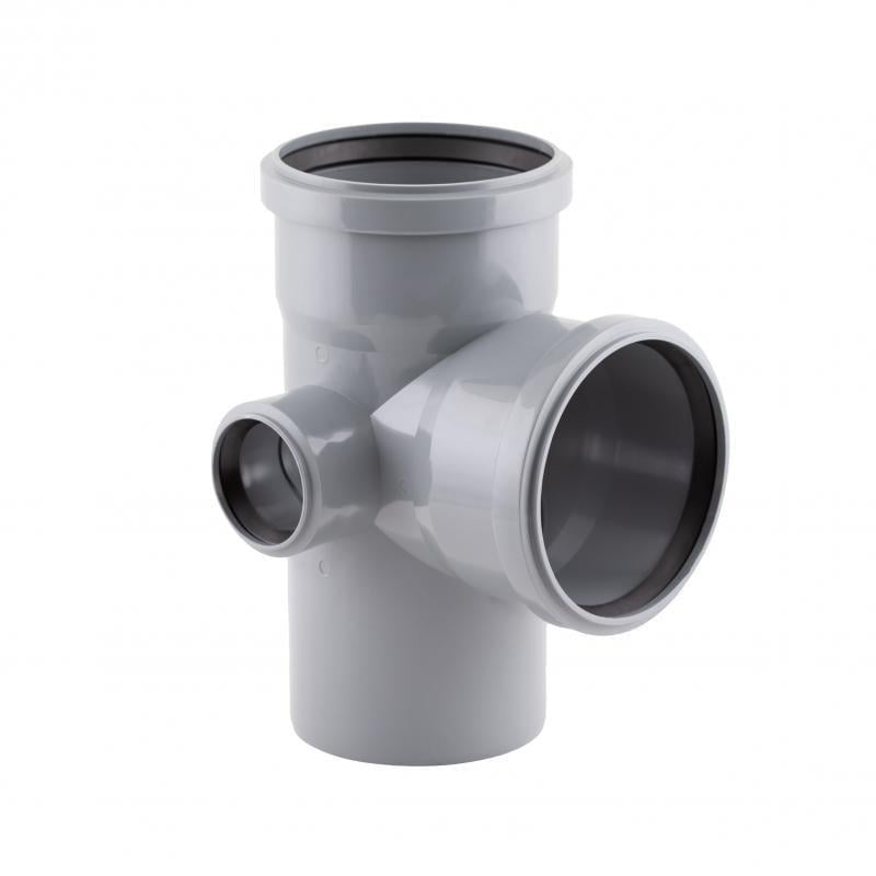 Крестовина канализационная TA Sewage левая 110х110х110х50 мм 90° (CZ110001)