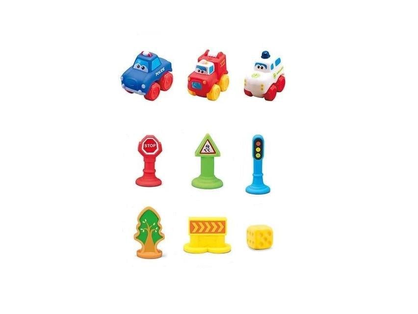 Набор машин детский Fire Rescue Пожарная станция/3 машинки/декорации Multicolor (117845)