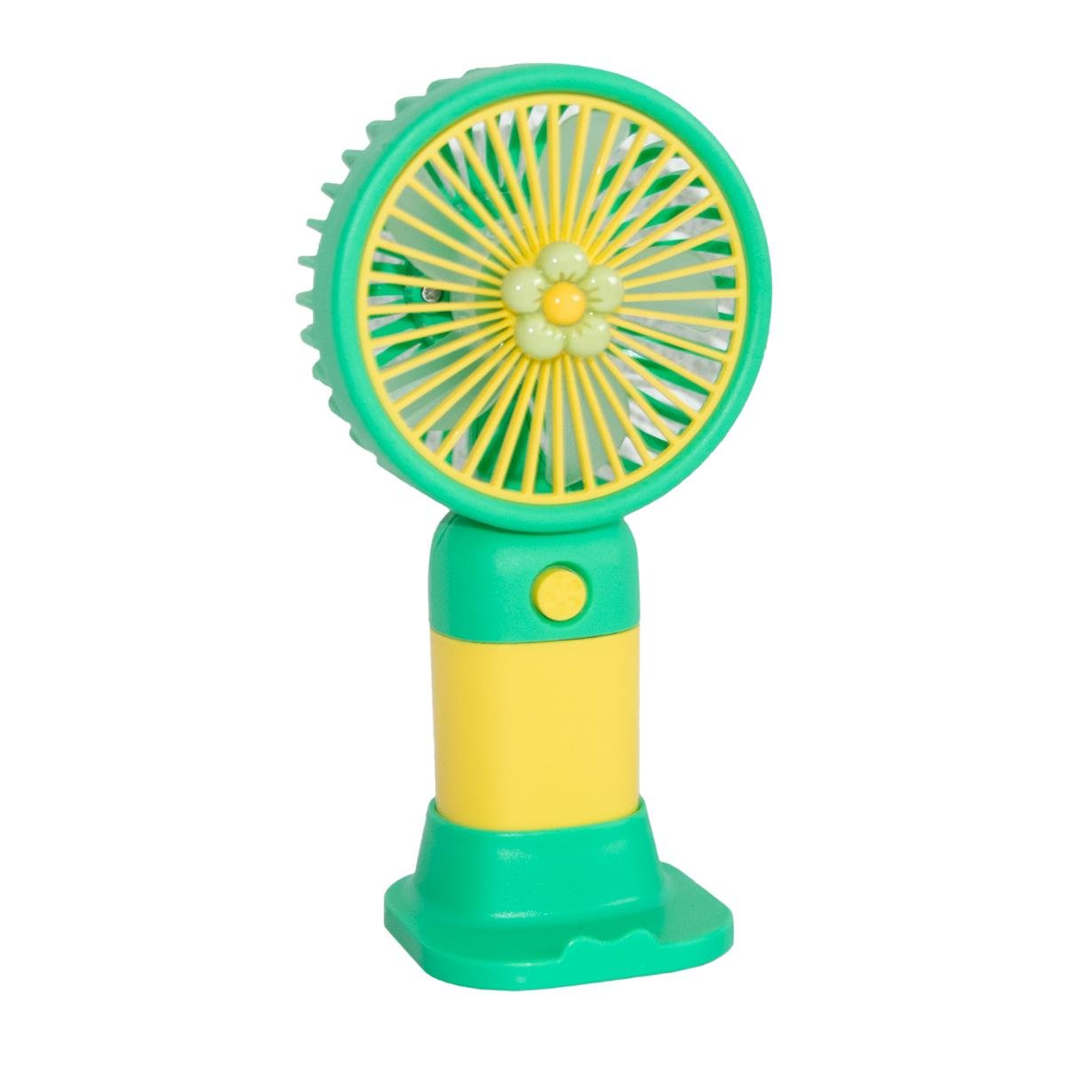 Вентилятор аккумуляторный AC-38 Желто-бирюзовый (1011027-Other-4)