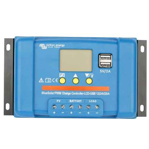 Контролер заряду для сонячних батарей Victron Energy BlueSolar 2хUSB PWM-LCD USB 12/24V 20A Blue (28533181) Контролер заряду для сонячних батарей Victron Energy BlueSolar 2хUSB PWM-LCD USB 12/24V 20A Blue (28533181)