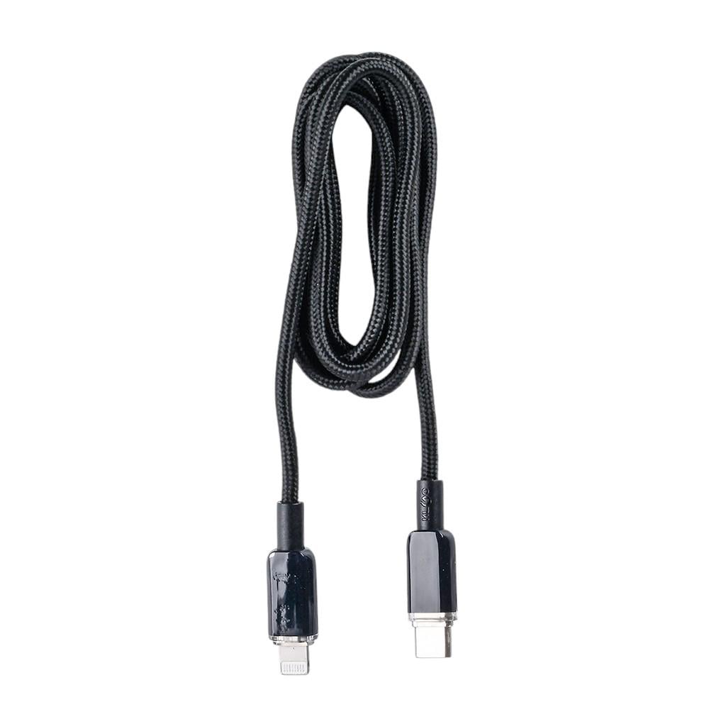 Кабель KLGO WL-1426 Type-C to Lightning PD 30W 1 м Чорний (26450128)