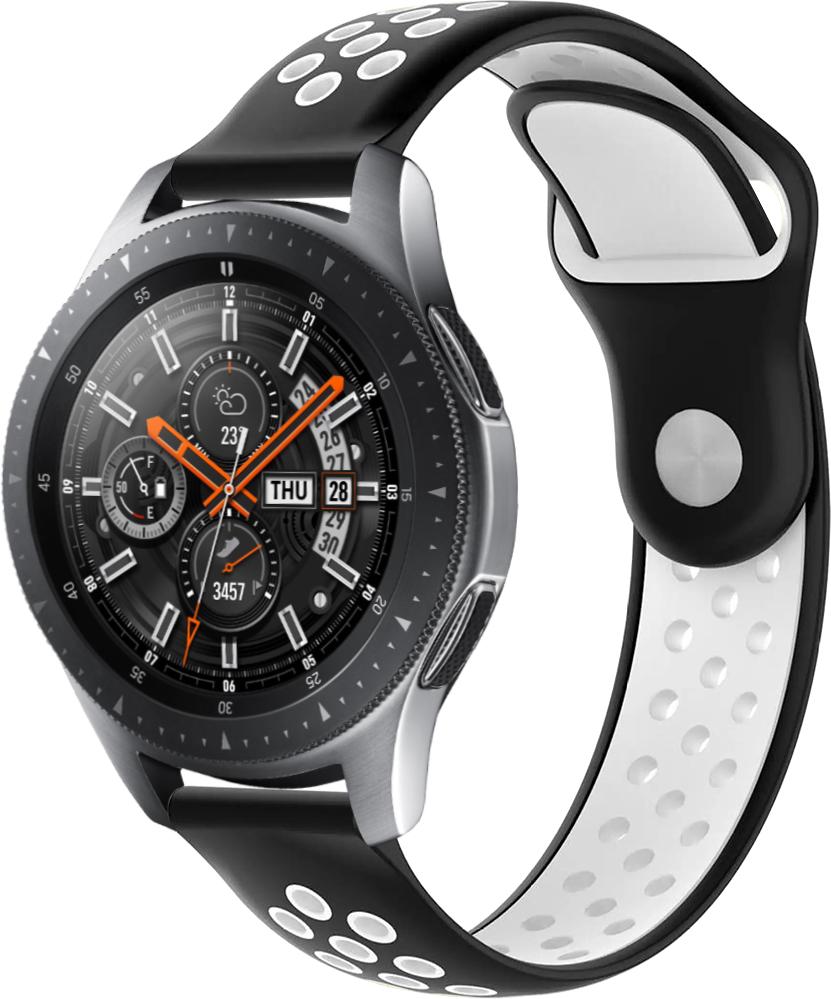Ремешок Sport для Galaxy Watch 46 мм 22 мм Black/White (23041-1E)