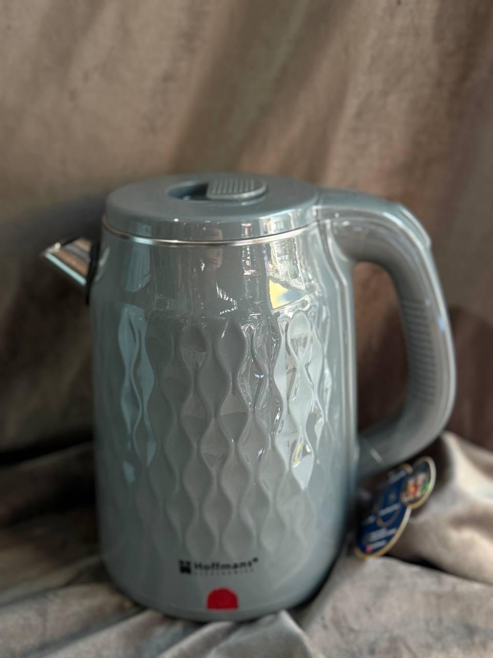Электрочайник Hoffmans Electronics HM-2542-G 2000 Вт 2,5 л Серый (HM-2542-G) - фото 1