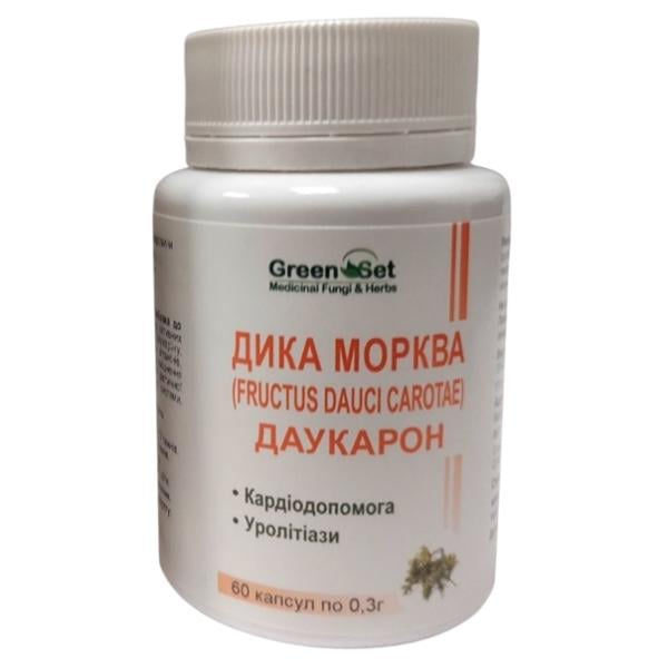 Препарат урологический Green Set Дикая Морковь даукарон/уролитиаза/кардиопомощь 60 капс. (000024000)