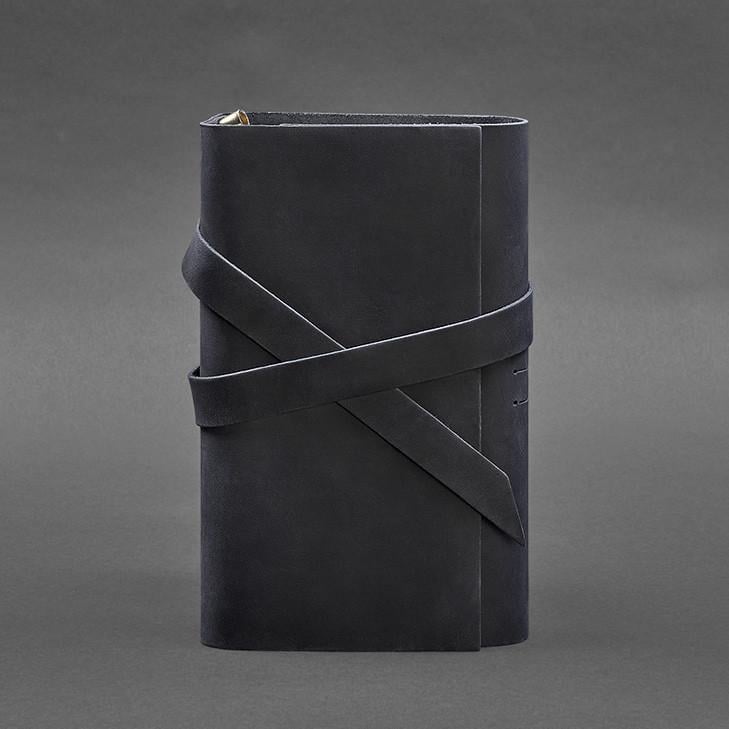 Кожаный блокнот Софт-бук 1.0 Синий (A-026382) - фото 3