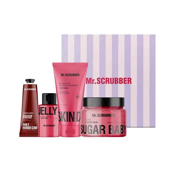 Подарочный набор косметики Mr. Scrubber Cherry Care для ухода за лицом и телом